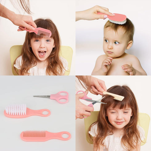 Baby Healthcare and Grooming Kit | 26 in 1 Portable Baby Safety Care Set with Hair Brush, Comb, Nasal Aspirator,