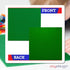 Play Platoon Baseplate for Building Bricks - 15 Inch x 15 Inch Green Classic Platform, 2 Pack Compatible with Major