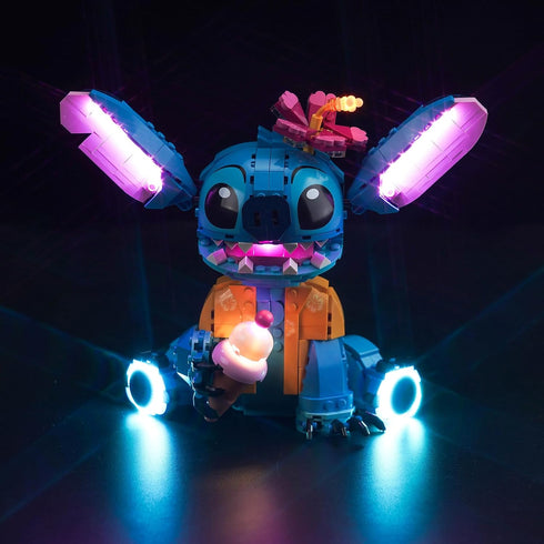 Upgraded LED Light Kit for Lego 43249 Stitch Toy Building Set, Lights Decoration Gift Idea for Girls, Boys (Model Not
