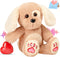 Heartbeat Puppy Recordable Dog Stuffed Animals 30 sec Heart Voice Recorder Plush