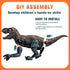 3-5 4-7 8-12+, 2.4GHz Sunrad Mini Remote Control Dinosaur Toys for Kids Age RC Robot Dinosaur with Light & Roar & Auto