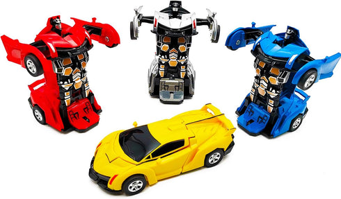 Present for 3-6 Year Old Boys | Transforming Cars Toys for 3-8 Year Old Boys | Friction Powered Truck Toys for Kids
