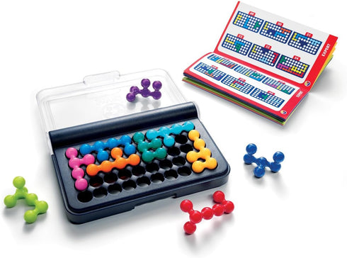 120 3D 6 SmartGames IQ Fit Compact Travel Puzzle Game with Challenges, Brain-Teasing Logic Game for Kids & Adults, STEM