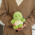 PEACH CAT Turtle Stuffed Animal Cute Plushies Small Plush Toys Gifts for Kids Green