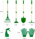 Set 7pcs Summer 3 4 5 Duckura Kids Gardening Tools - Garden Tool for Kids with Shovel, Rake, Hoe, Leaf Rake, Outdoor