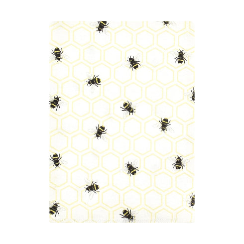 Hudson Baby Unisex Baby Flannel Burp Cloth 12pk, One Size, Honey Bee