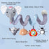 Musical Car Seat Toys for Newborns, Stroller Toys with Rattles & Teether for 0-6 Months Infants