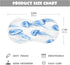 YETTASBIN Blue Jellyfish Muslin Baby Burp Cloth, Super Soft Absorbent Cotton Burp Rag Baby Bibs Feeding Cloth