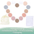 wegreeco Nursing Breast Pads (14 Pack) with Laundry Bag & Travel Storage Bag, Washable & Reusable Nursing Pads