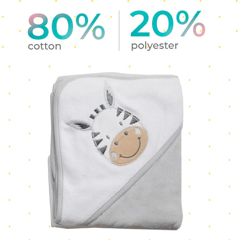 23-Piece Set, 3 20 Spasilk Soft Terry Hooded Bath Towel and Washcloth Gift Baby Towels and Baby Washcloths for Unisex