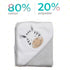 23-Piece Set, 3 20 Spasilk Soft Terry Hooded Bath Towel and Washcloth Gift Baby Towels and Baby Washcloths for Unisex