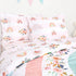 Sets Set 5 Set Toddler Bedding Twin Size for Girls, Rainbow Toddler Crib Bedding Piece Floral Toddler Comforter