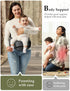 44lb, Pack besrey Baby Hip Carrier, Adjustable Waist Belt Carrier, Ergonomic M Position Baby Hip Seat Carrie, Up