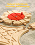 8pcs, Set Set 3+ SainSmart Jr. Wooden Train Track Track Expansion Compatible with All Major Brands Toddler Railway Toy
