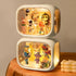 WMM Clear Acrylic Display Case for Figures with LED Light, Dustproof & Moistureproof Display Stand with Door, Storage