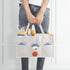 Maliton Diaper Caddy Organizer, Felt Diaper Organizer for Car with Handle, 16" x 10" x 7" for Baby Stuff
