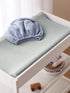 2 Pack(Grey&Blue) TILLYOU Muslin Changing Pad Cover for Baby Girls Boys, Soft and Breathable Cotton Diaper Changing