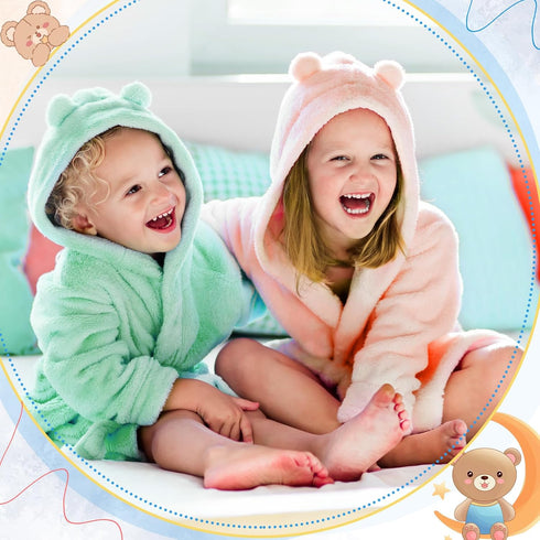 0-5 28 47 Inch Color,4 Xtinmee Toddler Bath Towels Hooded for Kid Year x Absorbent Baby Hooded Towel with Bear Ears