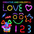 Glow Sticks Party Favors, 8 PCS LED Pop Tubes, Glow Necklaces, Bracelets, Light up Camping Toys for Kids, Fun Supplies