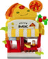 Gearblox Set Pizza Shop Street City View Mini House Festival Micro Building Toy Blocks for Home Decor Toys Gifts