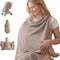 Blissful Diary Baby Diaper Caddy Organizer Bundle with Muslin Multi-Use Cloth