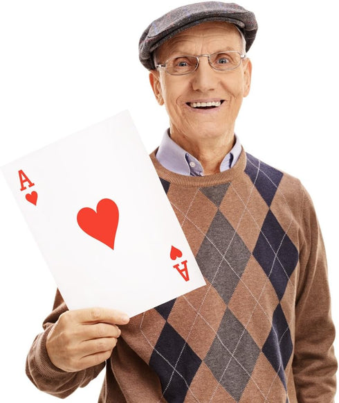 Jumbo and Super Jumbo Oversized Playing Cards | 54 Cards Poker Deck, Super Jumbo 8.25"x11.75"