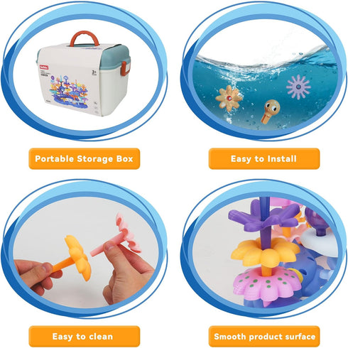 Coral Garden Building Toys for Ages 4-6, Ocean Blocks, Upgrade DIY Stacking Toys, STEM Educational Gift