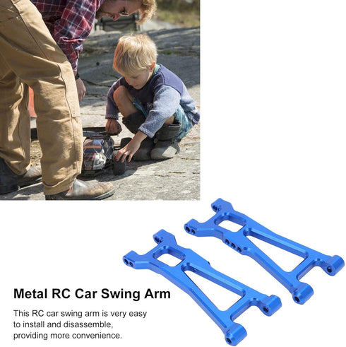 RC Car Swing Arm, Aluminium Alloy High Hardness Front Rear Swing Arm for 1/16 RC Car