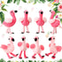 Skylety 8 Pcs 6 Inch Plush Flamingo Party Favors - Small Stuffed Animal Toy for Birthday Supplies