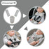 3 Car Seat Straps Pads for Baby Boys Pieces,Super Soft Car Seat Strap Covers Kids,Man Fai Sky Infant Carseat Shoulder