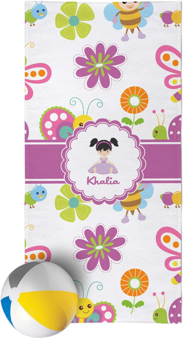 YouCustomizeIt Personalized Butterflies Beach Towel