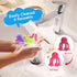 Auvitaya 30 4-8, 3 4 5 6 7 PCS Suction Cup Toys, Baby Bath Tub Toy with Eggshell, Silicone Shower Toys for Age Suction