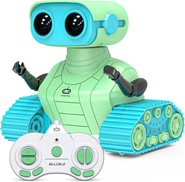 ALLCELE Robot Toys, Rechargeable RC Robots for Kids Boys, Remote Control Toy