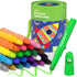 JUPITEARTH 24 Colors Twist Crayons for Toddlers 1-3, Non-Toxic Washable Crayons for