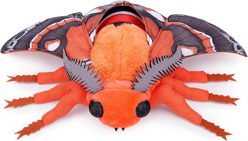 Cecropia Moth Plush Toy, Giant 26in Realistic Soft Robin Moth Stuffed Animal, Unique Gift for Kids