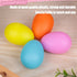 LovesTown 8PCS Plastic Egg Shakers Set, Musical Egg Maracas for Kids Toys Music Learning