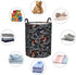 Gbuzozie 38l Monster Truck Boys Style Round Laundry Hamper Storage Basket Toys Clothes Organizer Bin For Home Bathroom