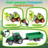 FRUSE Play Sand Farm Toys, Sensory Bins for Toddlers with 2.2lbs Sensory Play Sand, Farm Figures & Tractor Playset
