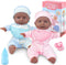 Toy Choi's Twin Baby Dolls - 12 inch Two Soft Black Body