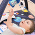 7-in-1 0-6, 6-12 Tummy The Peanutshell Unisex Baby Play Gym & Play Mat - Playmat Baby Toys Months Time Mat with Hanging