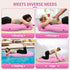 Inflatable Pregnancy Pillow with Hole - Pregnancy Blow Up Mattress, Maternity Pillow Inflatable for Prone Sleeping