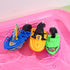 6PCS Playset Toyvian Kids Plastic Boat Toys: Boys Vehicles Boatsail Wind up Toys for Bathtub- Motorboats Kids Bathtub