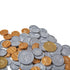 hand2mind Fake Money Coin Assorted Set, Realistic Toy Money for Kids Learning, Set of 96