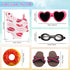 18 Inch Doll Swim Accessories Set - Passionate Beach Playset with Doll Bikini, Sunglasses, Goggles & Sandals