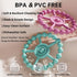 5 Pack 4 0-6 6-12 Stylish Silicone Baby Teething Toys: Teething Rings and Extra Silicone Clip, Teething Rings