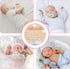 Lyreh 15cm/5.91in Birth Announcement Sign, Wooden Hello World Newborn Sign Welcome Baby Board Baby Name Plaque for Home