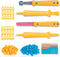 Zentara Kids Cardboard Tool Set, 232-Piece STEM Building Kit with Safe Wooden Cutter,