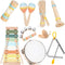 ZJEFUNS Baby Musical Instruments Set Wooden Montessori Toys for Toddlers 1-3 Percussion