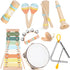ZJEFUNS Baby Musical Instruments Set Wooden Montessori Toys for Toddlers 1-3 Percussion