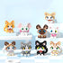 Sets, 9 Mini Cat Building Block Style Cute Cat Building Blocks Miniature Cat Figurine Toys for Kids Birthday Party